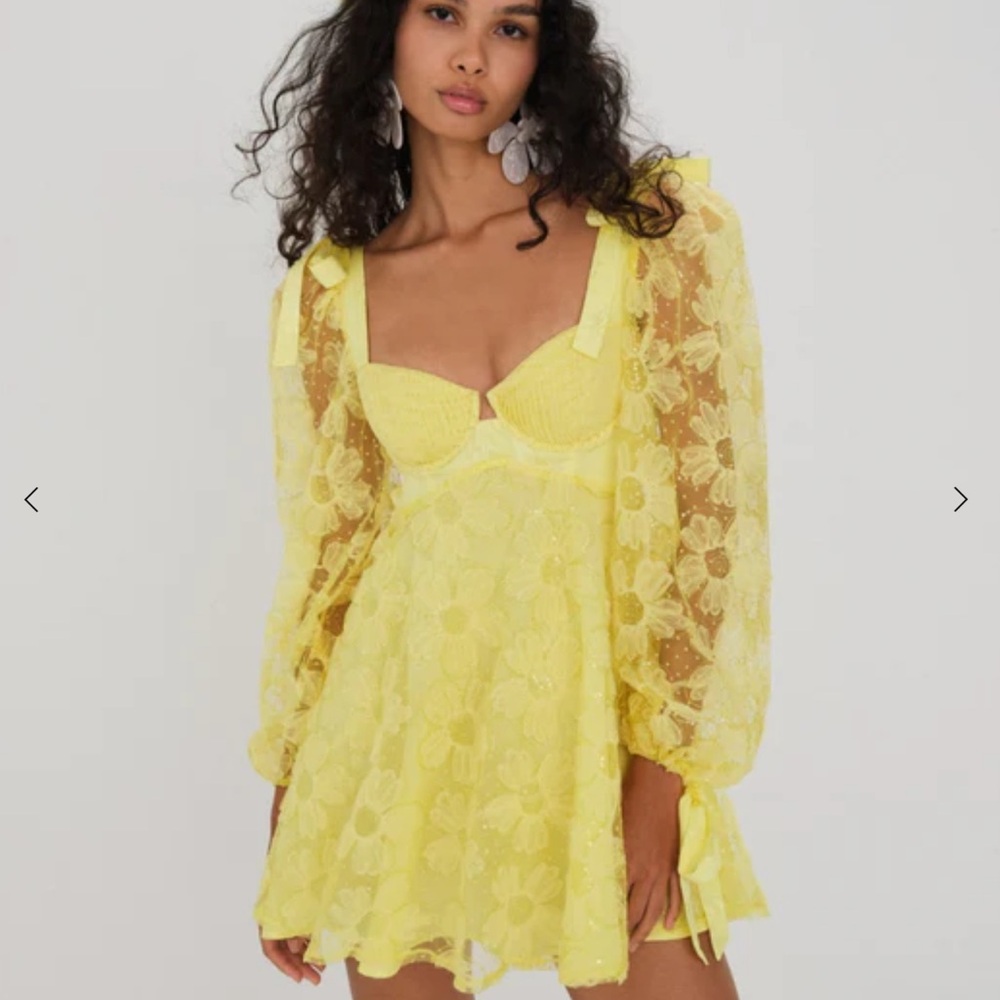 For Love & Lemons Kiersten Mini Dress